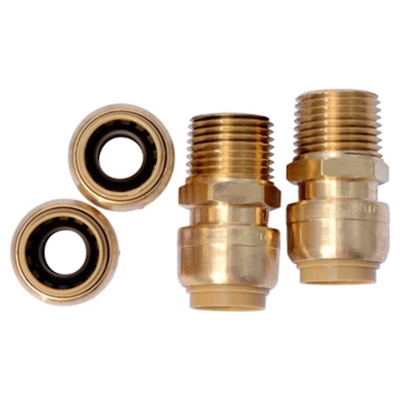 Fast Fans 0.5 x 0.5 in.  MNPT Connector, 4PK FA945875